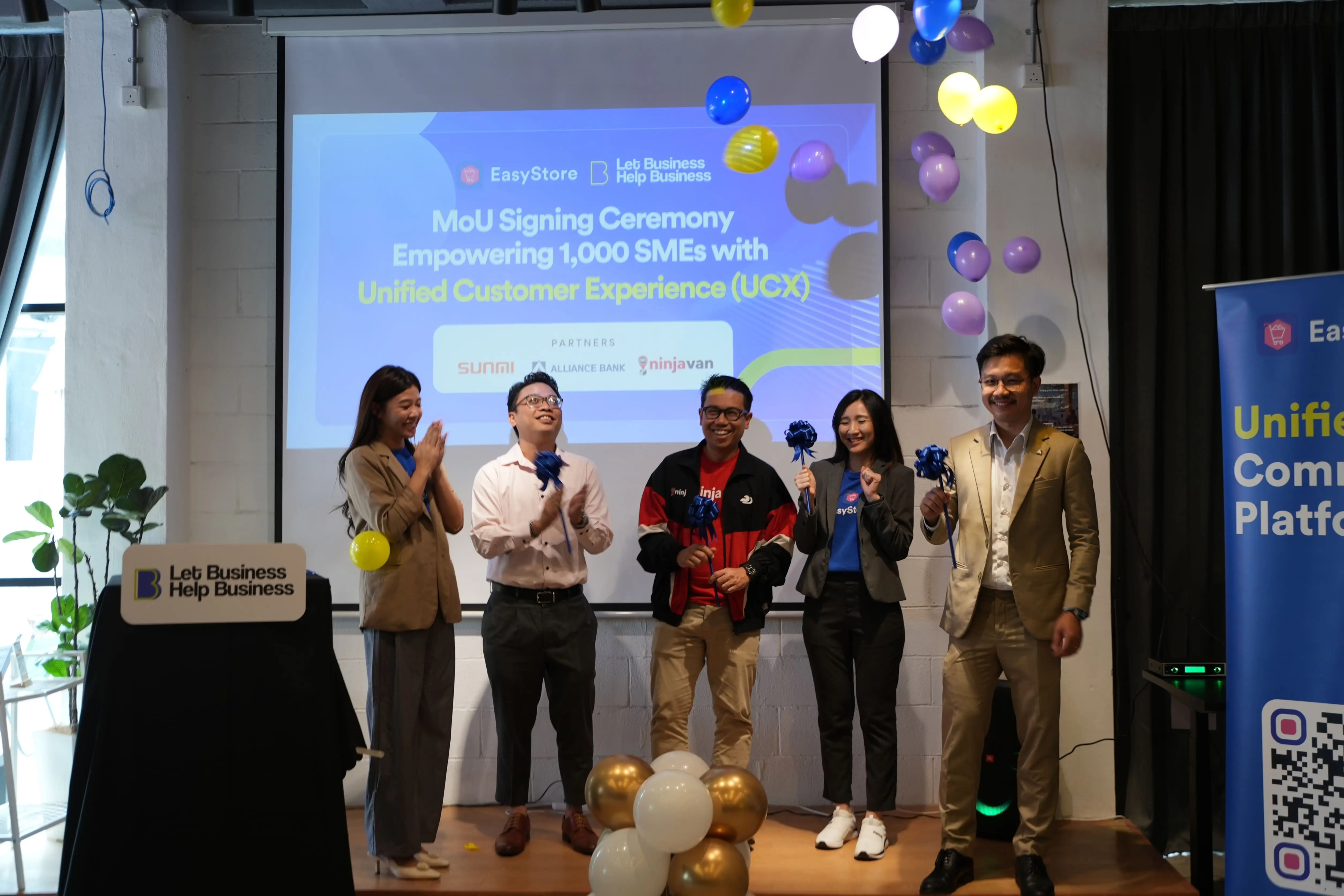 1 - Official MOU signing between EasyStore and Partners to empower 1,000 SMEs