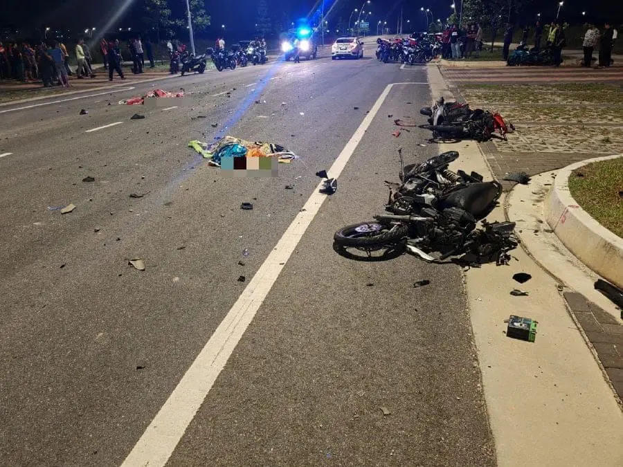 13yo M'sian boys die after crashing into each other while doing wheelies