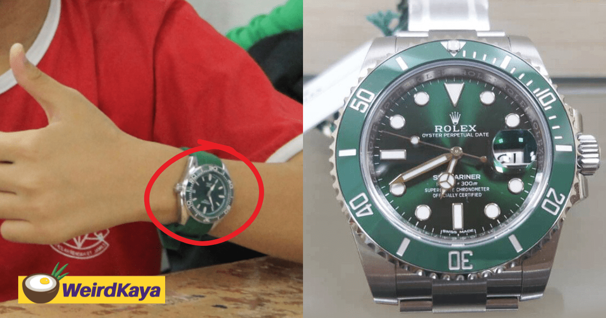 13yo Sabah Student Accused Of Wearing Rolex Watch To School, Principal Clarifies