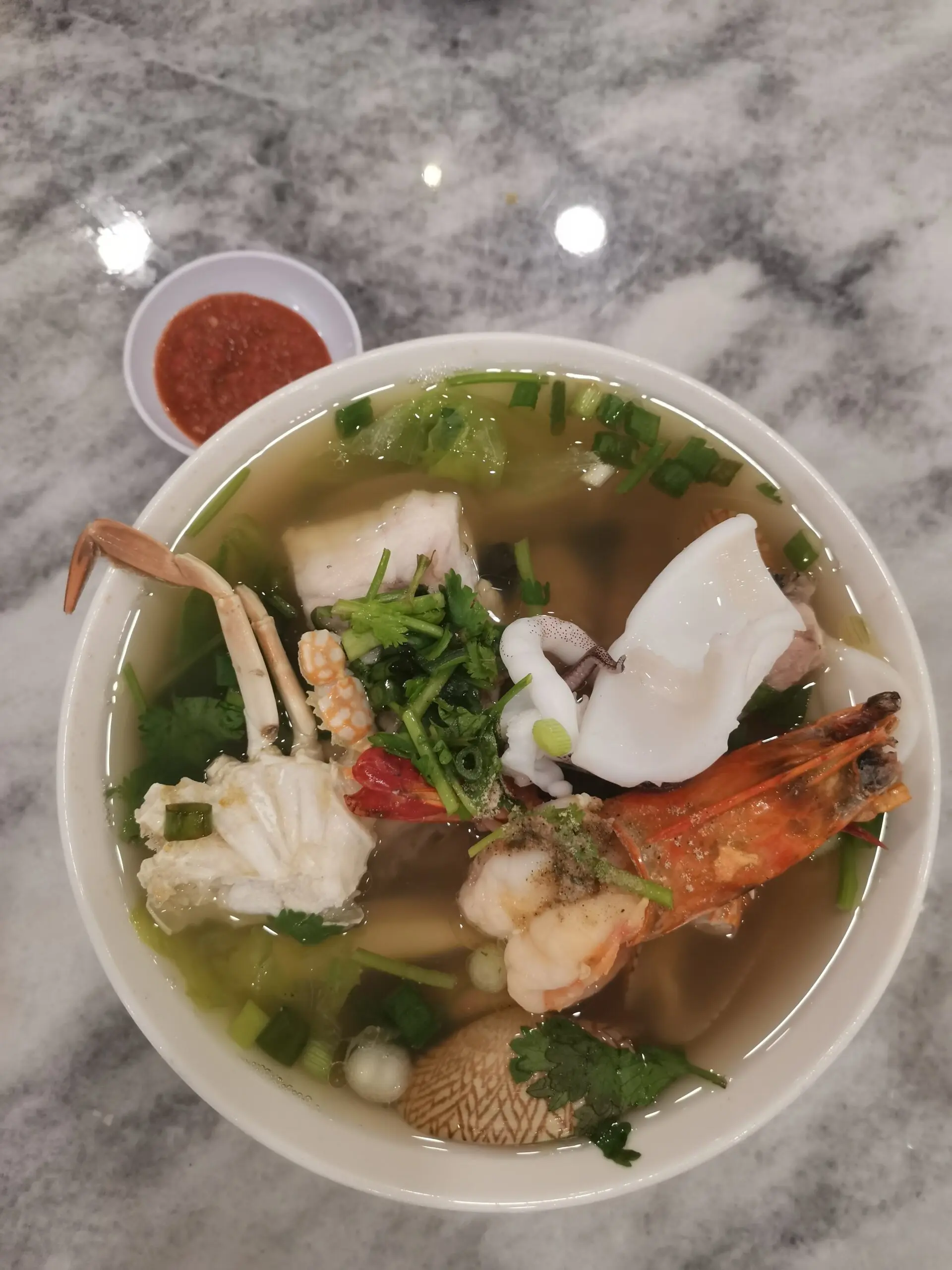 Hai Kah Lang mixed seafood noodles