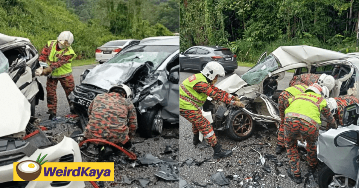 16mo old baby becomes the only survivor of a fatal car crash in Gerik involving 5 victims