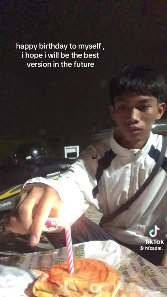 17yo msian boy lighting up candle