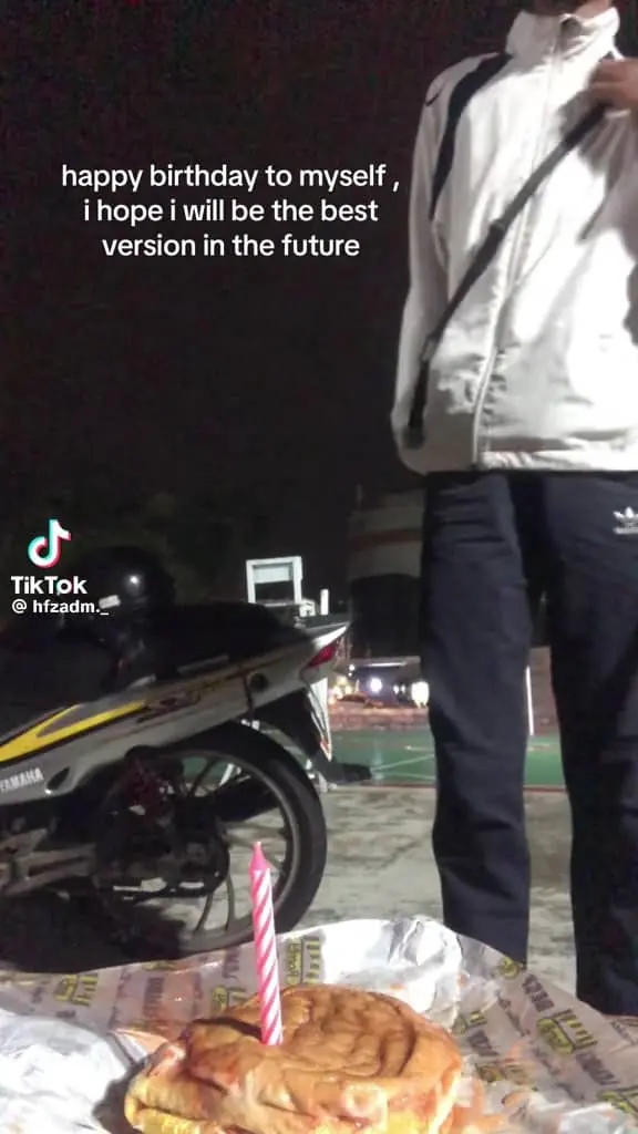 17yo msian boy preparing to celebrate his birthday