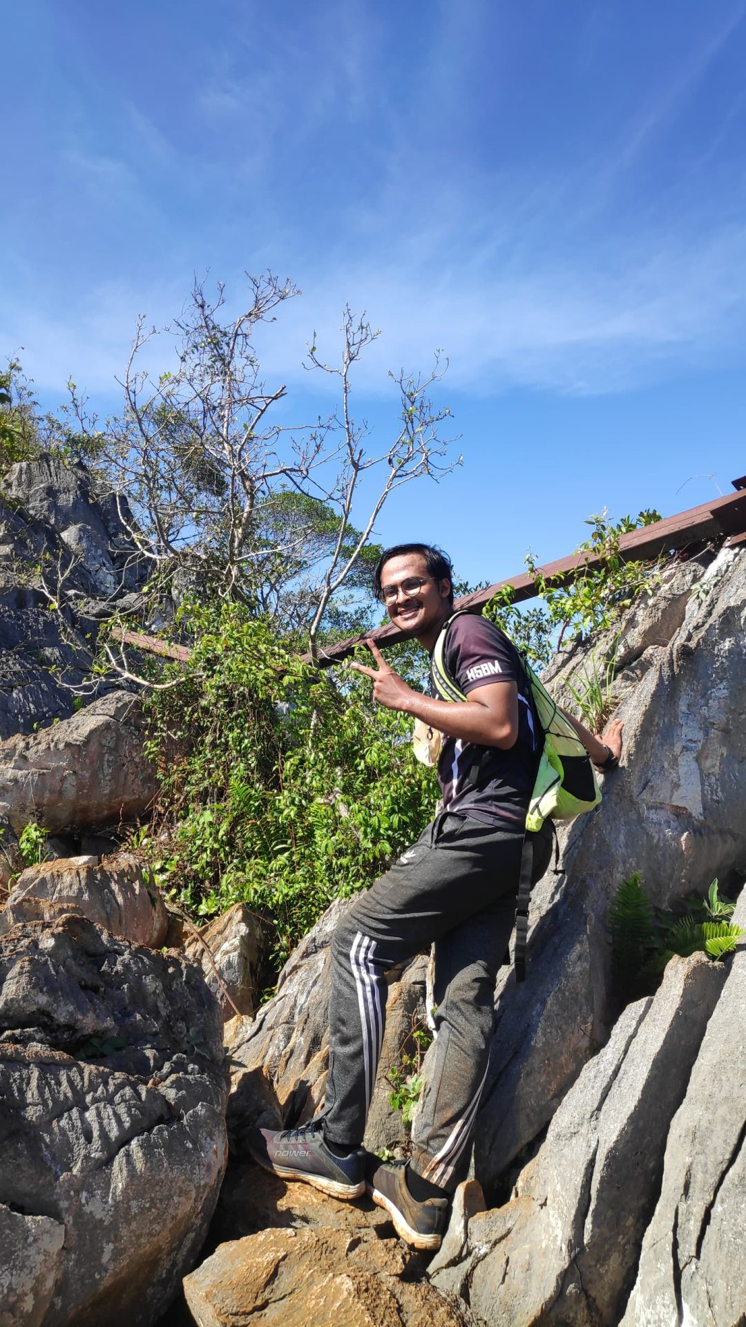 Aiman Danial hiking