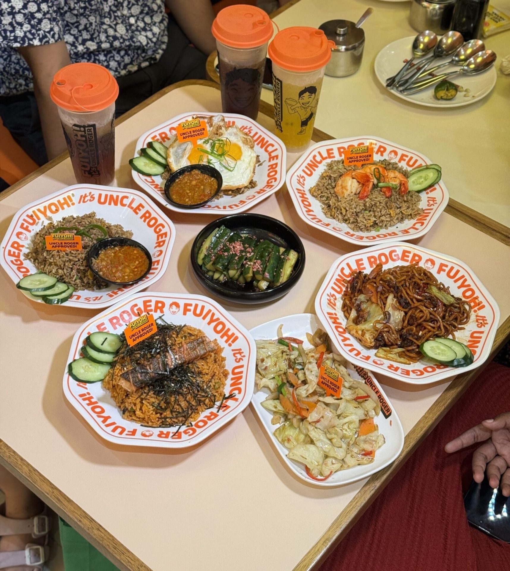 uncle Roger food/menu