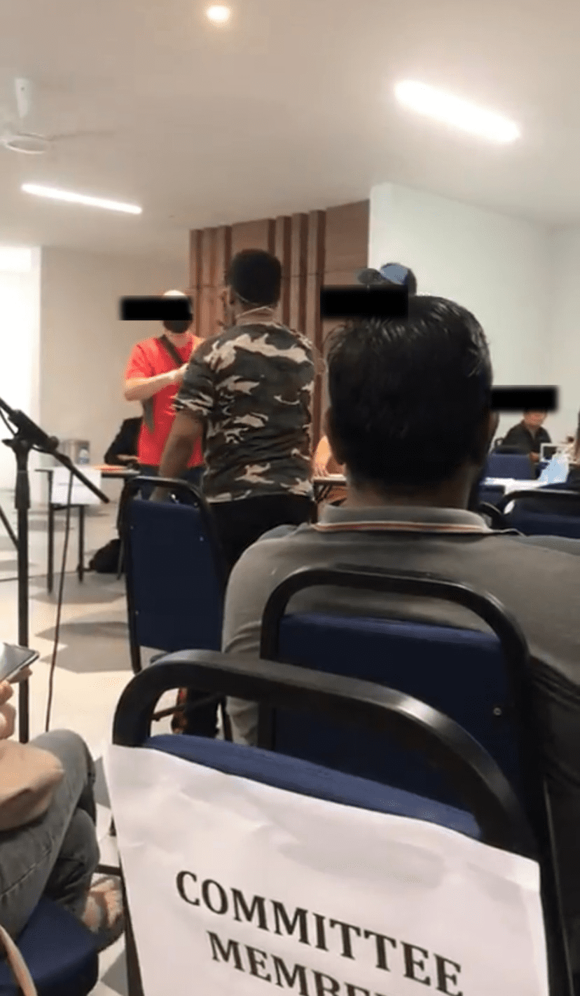 A heated discussion ongoing regarding azan at Tri Pinnacle condo, Penang.