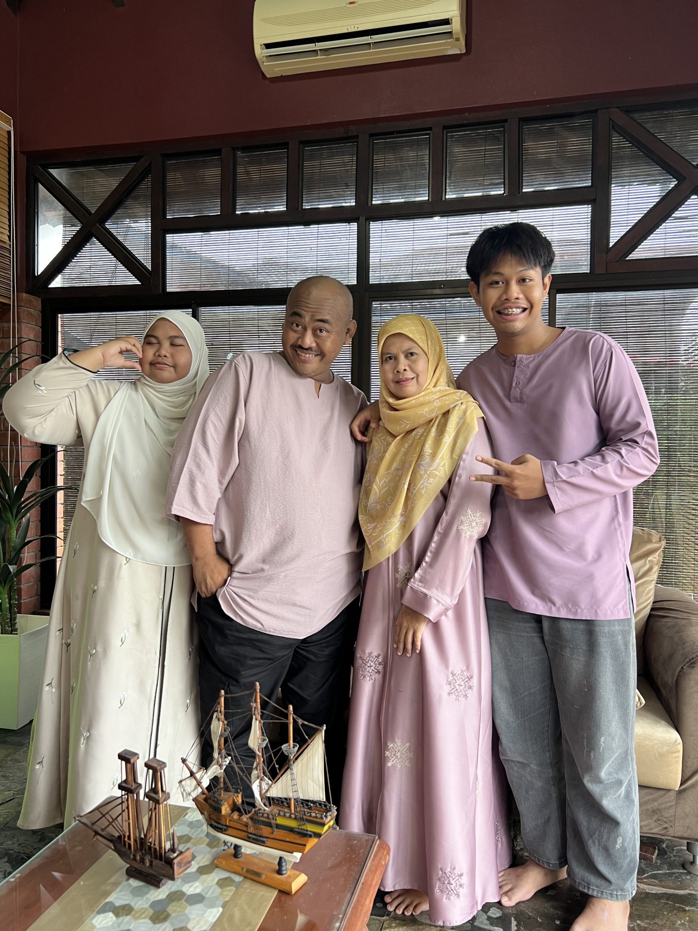 Nabil and Family Raya Photo 2025