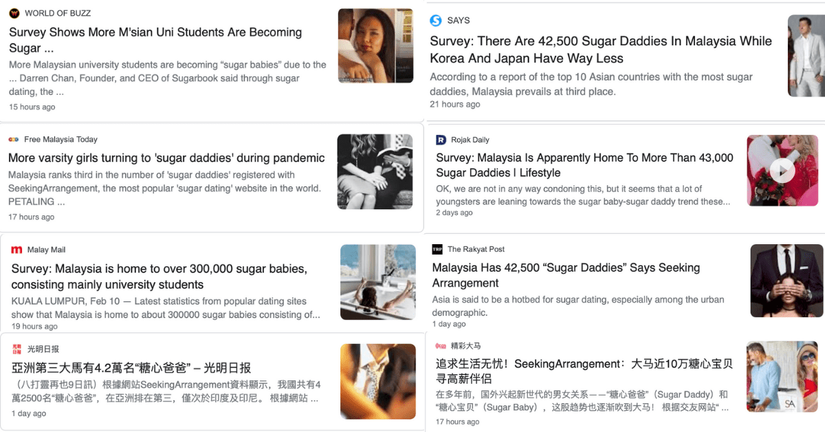 Redditor Calls Out Potential PR Scam By Sugar Dating Site