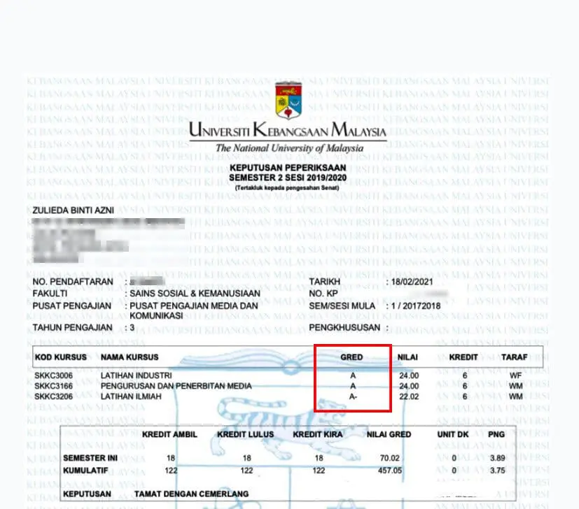 Top UKM student sells Nasi Lemak by the roadside while waiting for her convocation