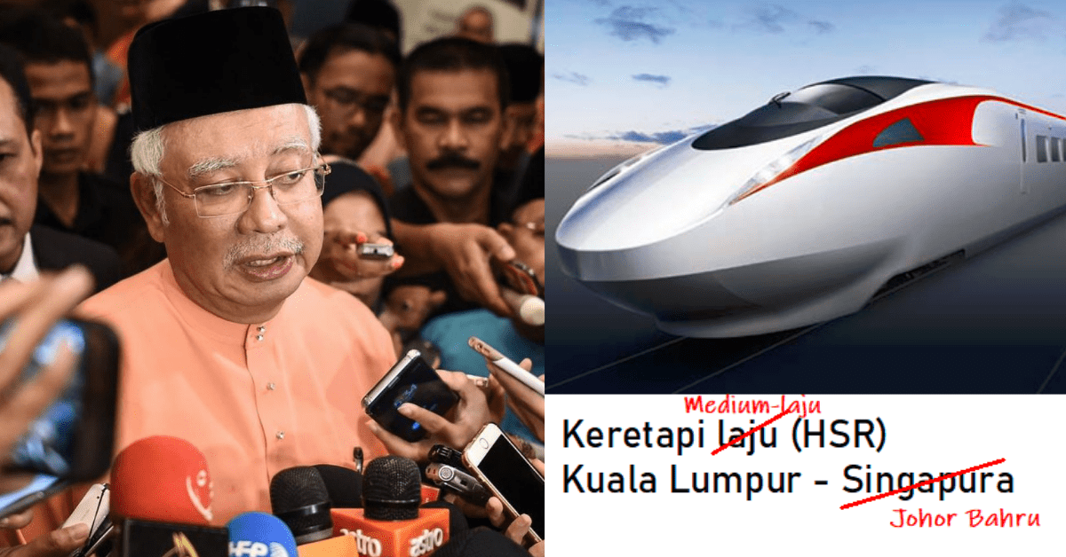 Malaysia's Former PM Najib Razak explains why HSR project had lapsed