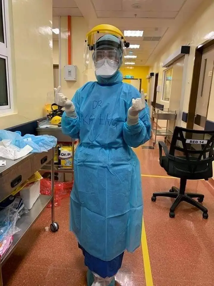 "Don't feel guilty if you are infected with Covid-19" says a Malaysian frontline doctor