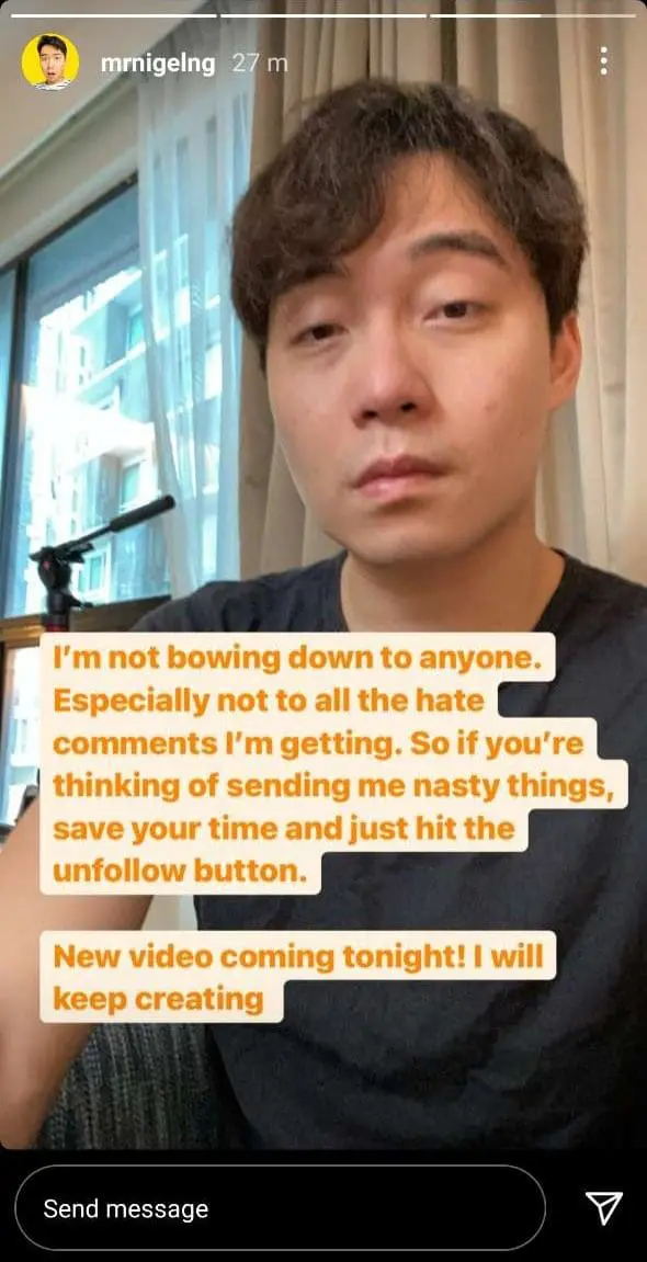 "Just hit the unfollow button!" Uncle Roger breaks silence on IG after being criticised