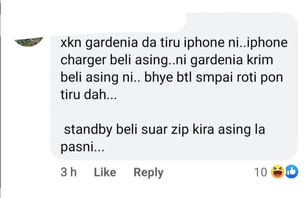 Malaysian woman shares her funny experience of getting a "kosong" Gardenia cream bread