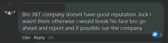 Cancer patient attacked by J&T deliveryman over changes in address