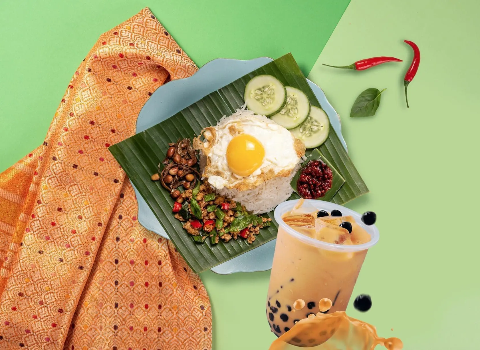S'pore restaurant CRAVE launches Thai-style Nasi Lemak, comes with green curry and more