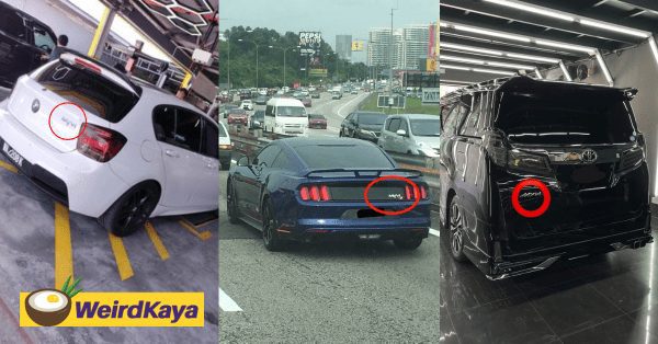 "Myvi, the King of national cars!" Owners plaster "Myvi" logo on their imported cars