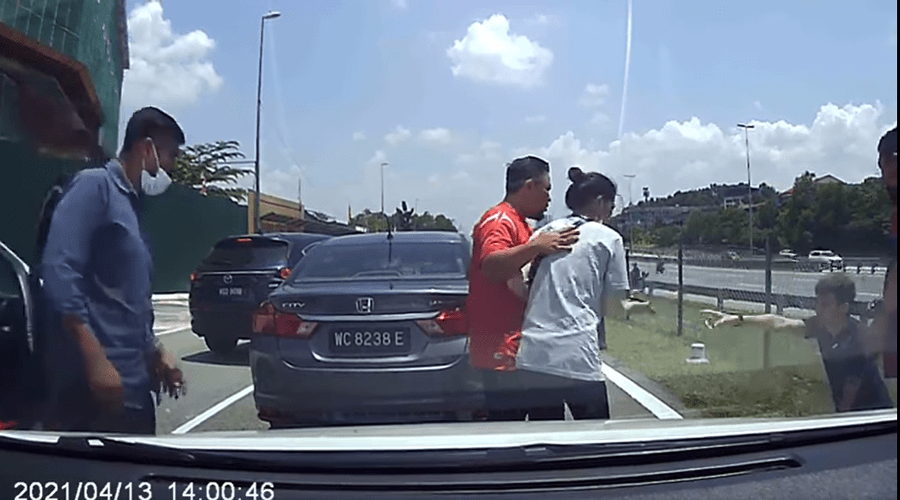 Carjacker gets instant karma-ed after public aids woman in recovering her vehicle