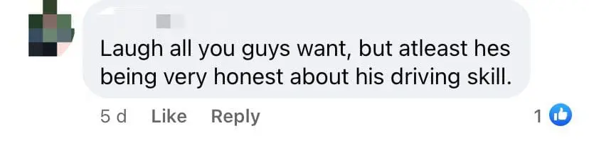 "P license = Polite" Axia driver from Klang praised by netizens for humble note