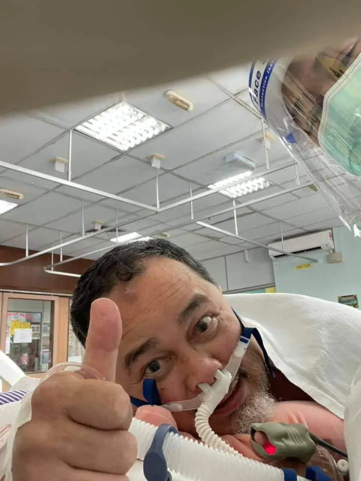 COVID positive doctor records video in ICU to urge the public to follow SOPs