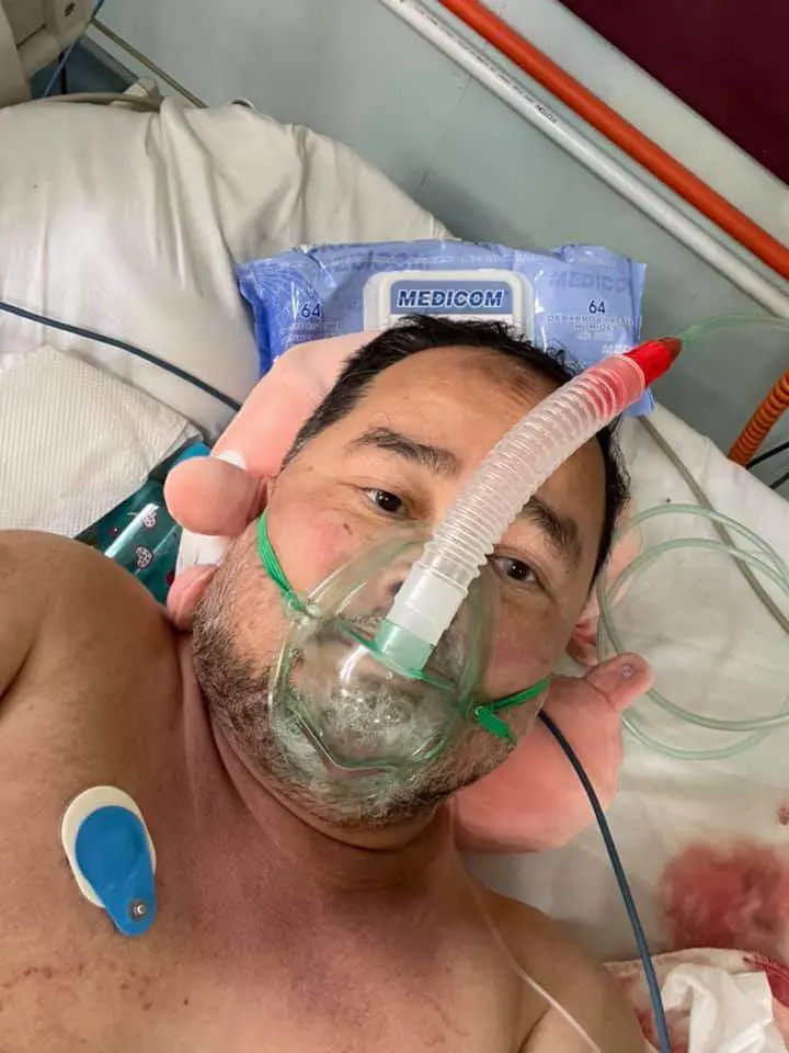 COVID positive doctor records video in ICU to urge the public to follow SOPs