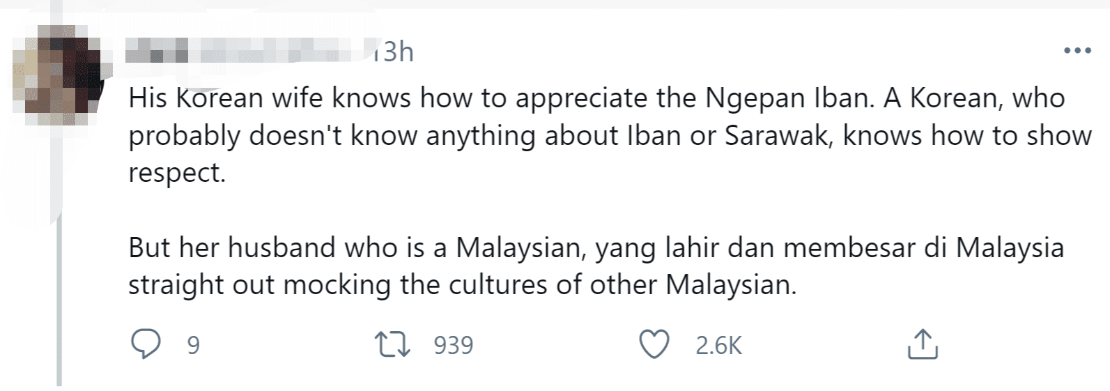 Instafamous apologizes over disrespectful joke towards Iban traditional attire