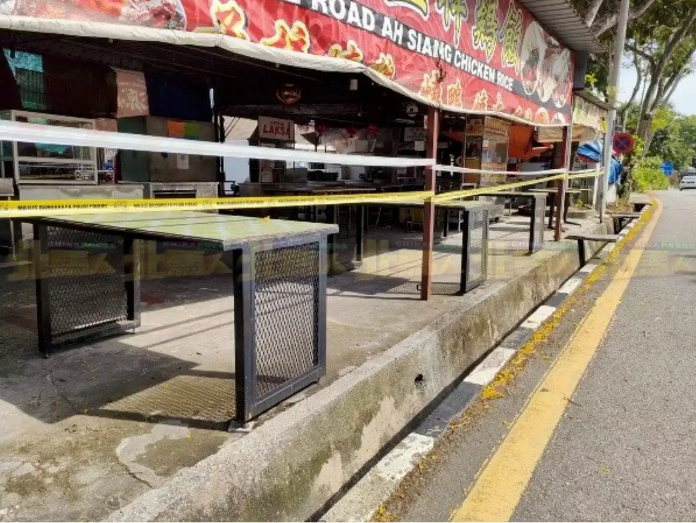 Penang hawker continues to open his stall after being tested positive for COVID-19