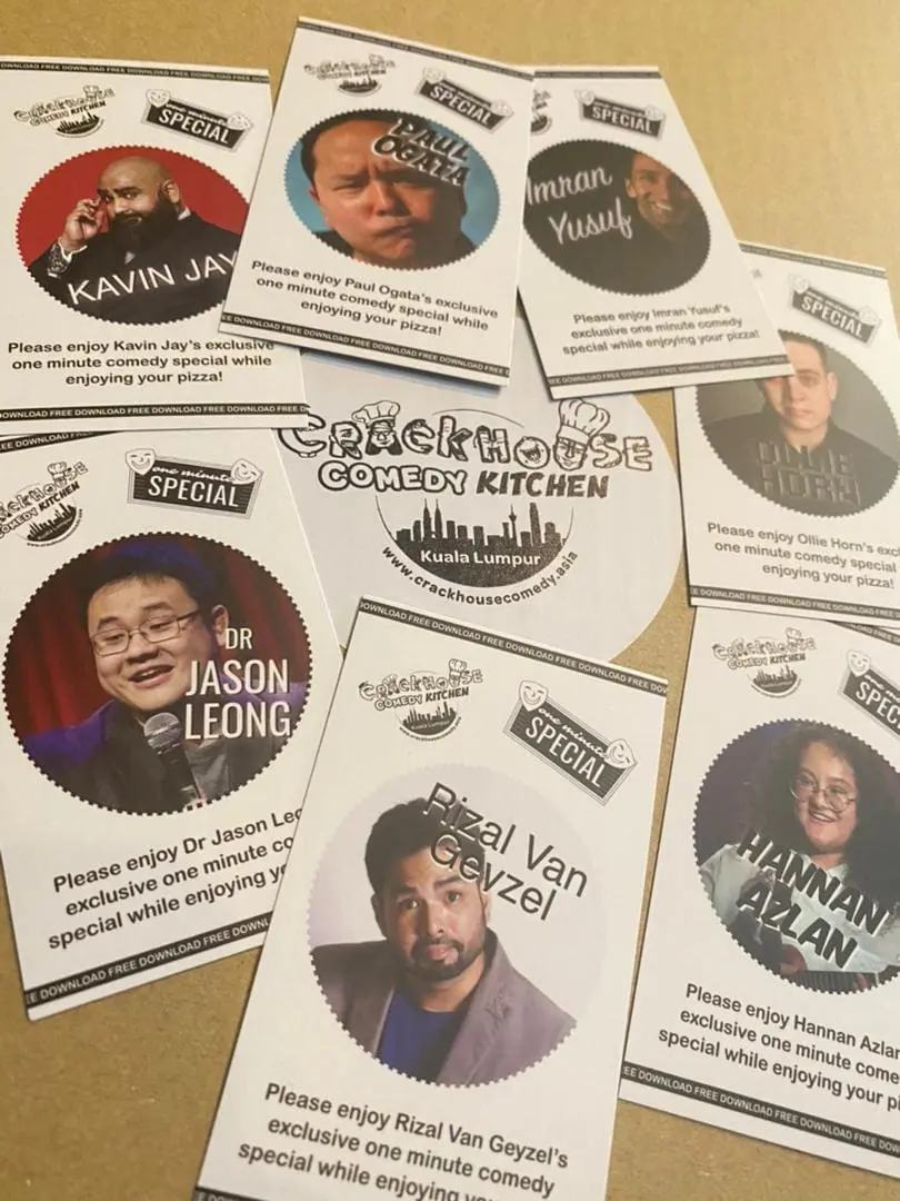 Local comedy club now delivers pizzas AND jokes to your home during this lockdown