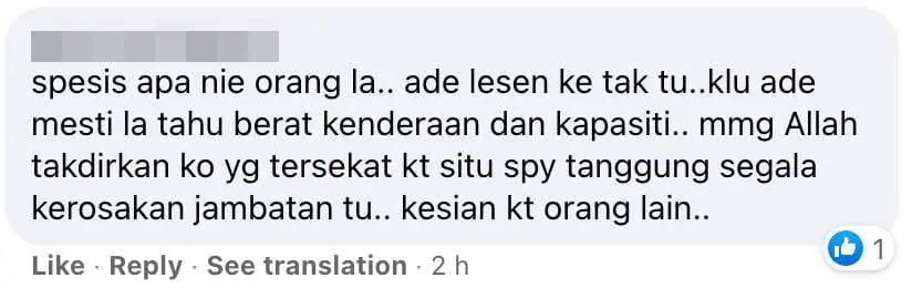 Bridge used as a rat lane collapses after a truck attempts to cross over it