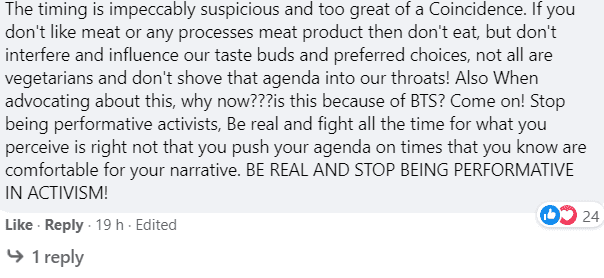 PETA Asia protested against the BTS meal. The ARMY is now striking back