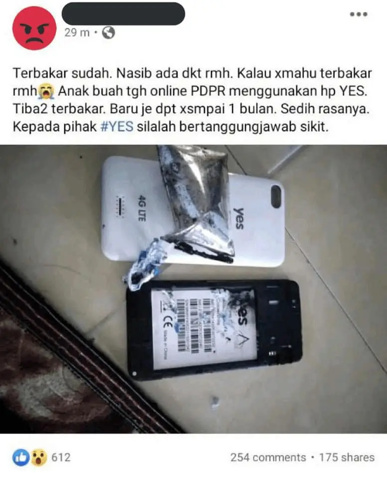 "Give students high quality phones", Syed Saddiq tells government after one catches fire