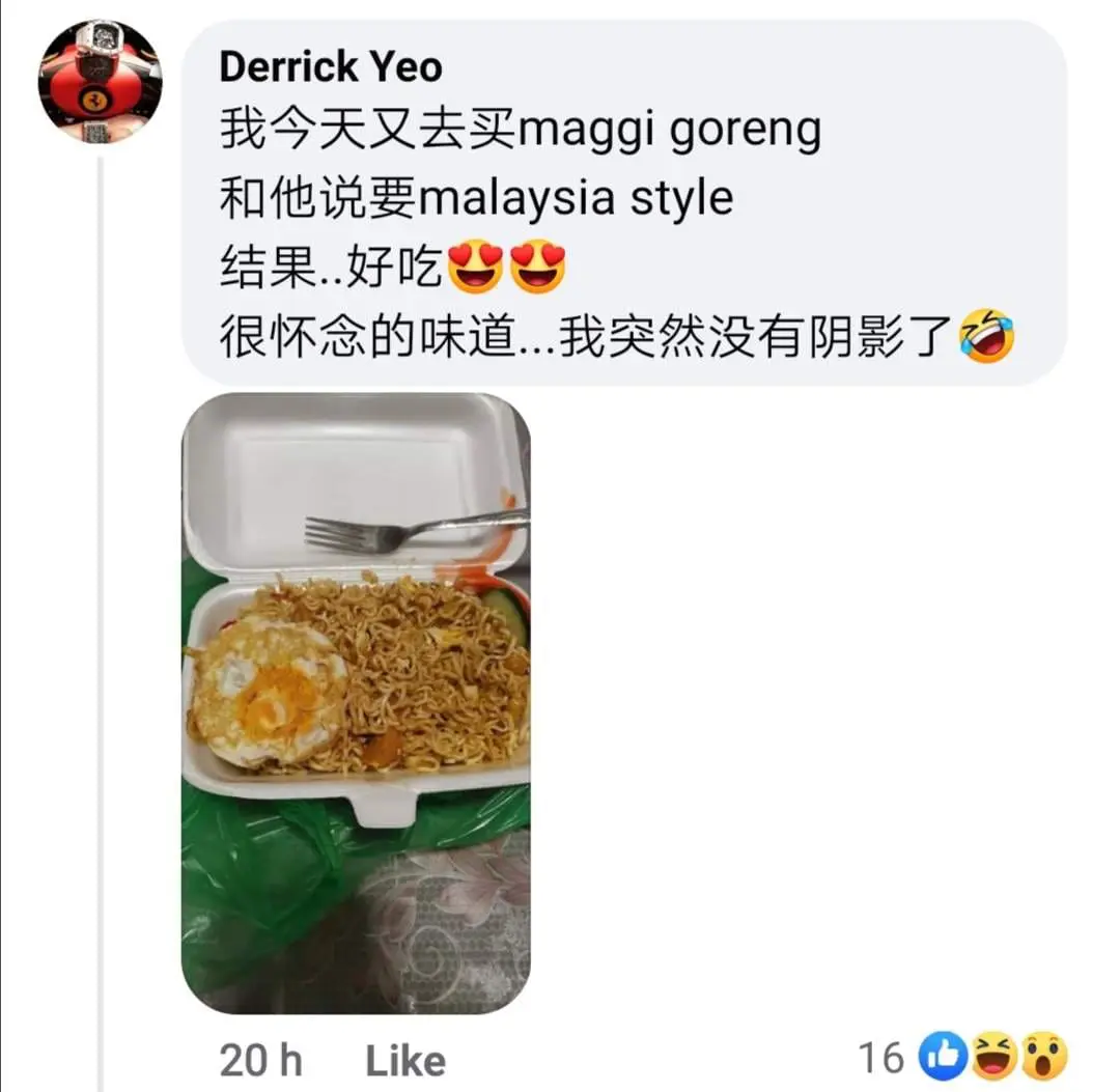"Never again!" Malaysian left reeling in shock over reddish 'maggi goreng' in S'pore