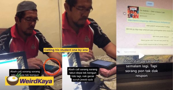 "They might overslept" 50yo teacher calls students one by one to attend online quiz