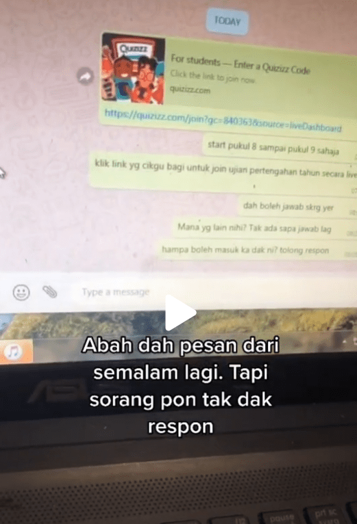 "They might overslept" 50yo teacher calls students one by one to attend online quiz