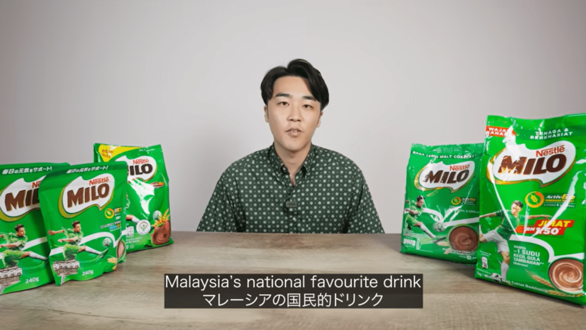 Japanese YouTuber tastes MILO from four different countries and here's his verdict