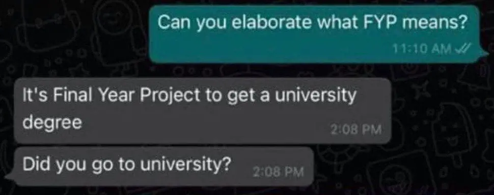 "I send you my FYP, can?" Fresh grad's bizzare job application leaves heads shaking