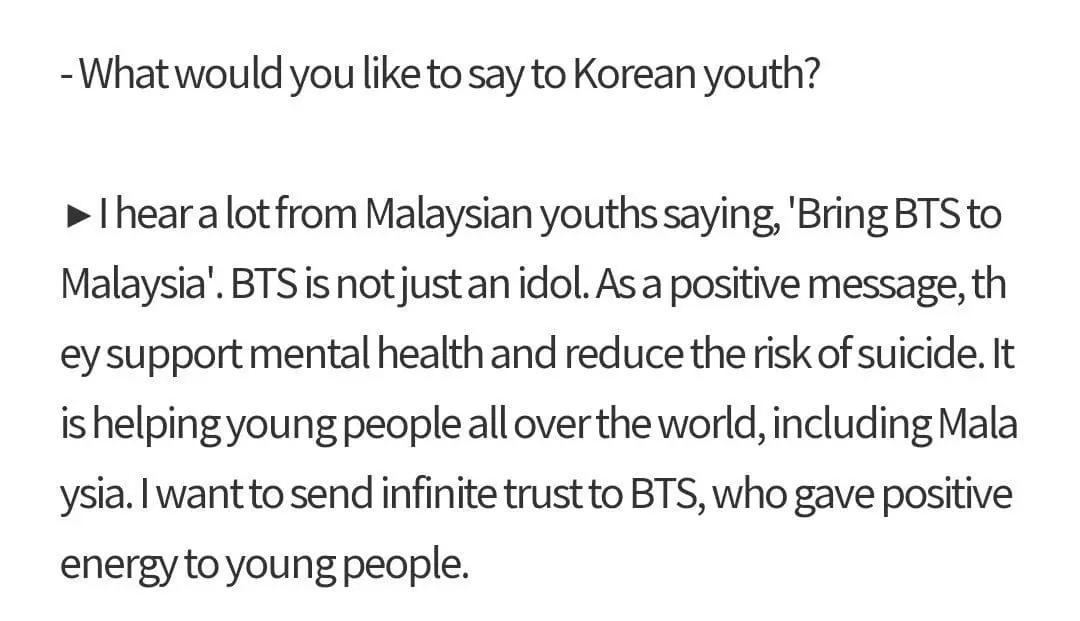"BTS isn't just an idol" Syed Saddiq praises boy band for their message of self-love