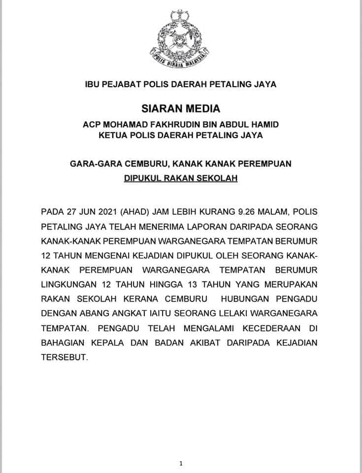 Police probing into 12yo girl being slapped and stomped by jealous classmate