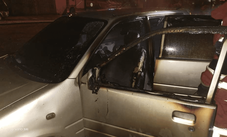 Woman found dead inside burning Perodua Kancil