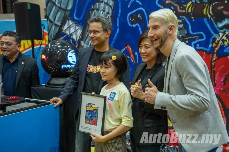 9yo Penang Girl's Design Chosen To Be Featured On Mattel's Hot Wheels Proton Saga Packaging