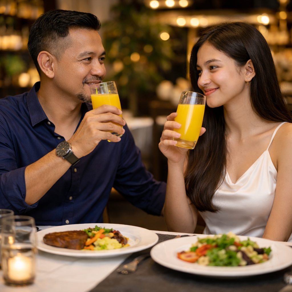 Father and stepdaughter