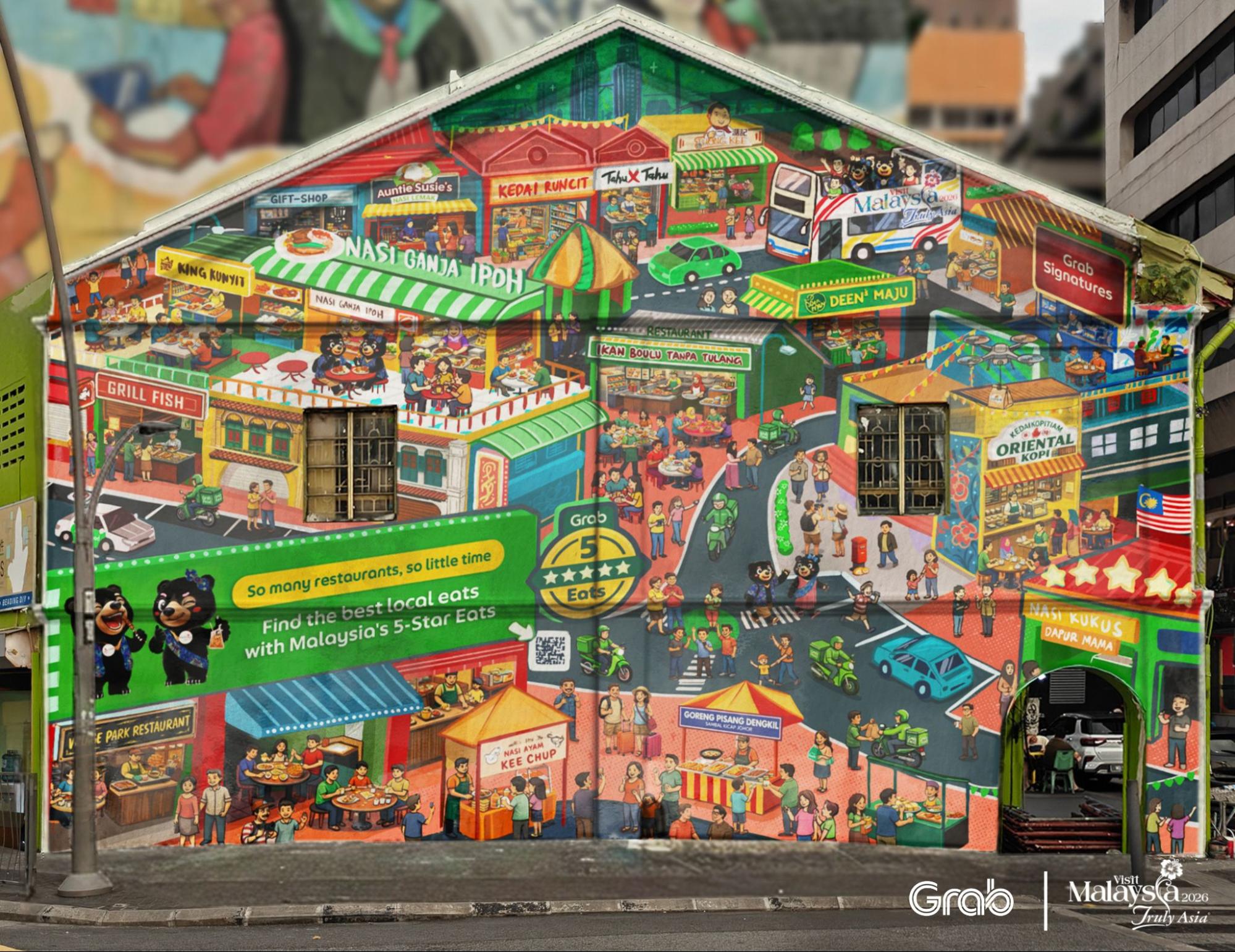 Kl just got a giant pasar seni mural, but can you find all hidden lokal restaurants?..