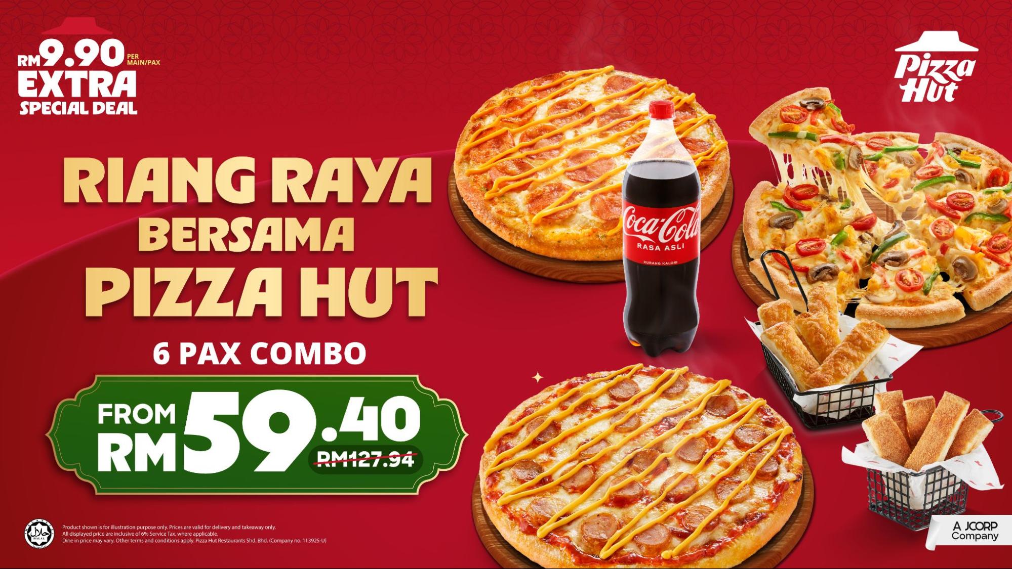 Planning a raya makan? pizza hut’s rm . extra special deal has meals from rm . ...