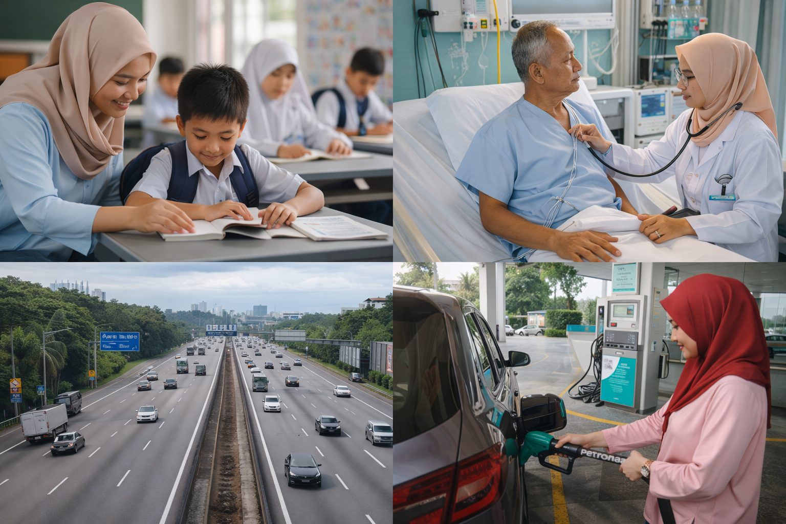 Public services funded by taxes