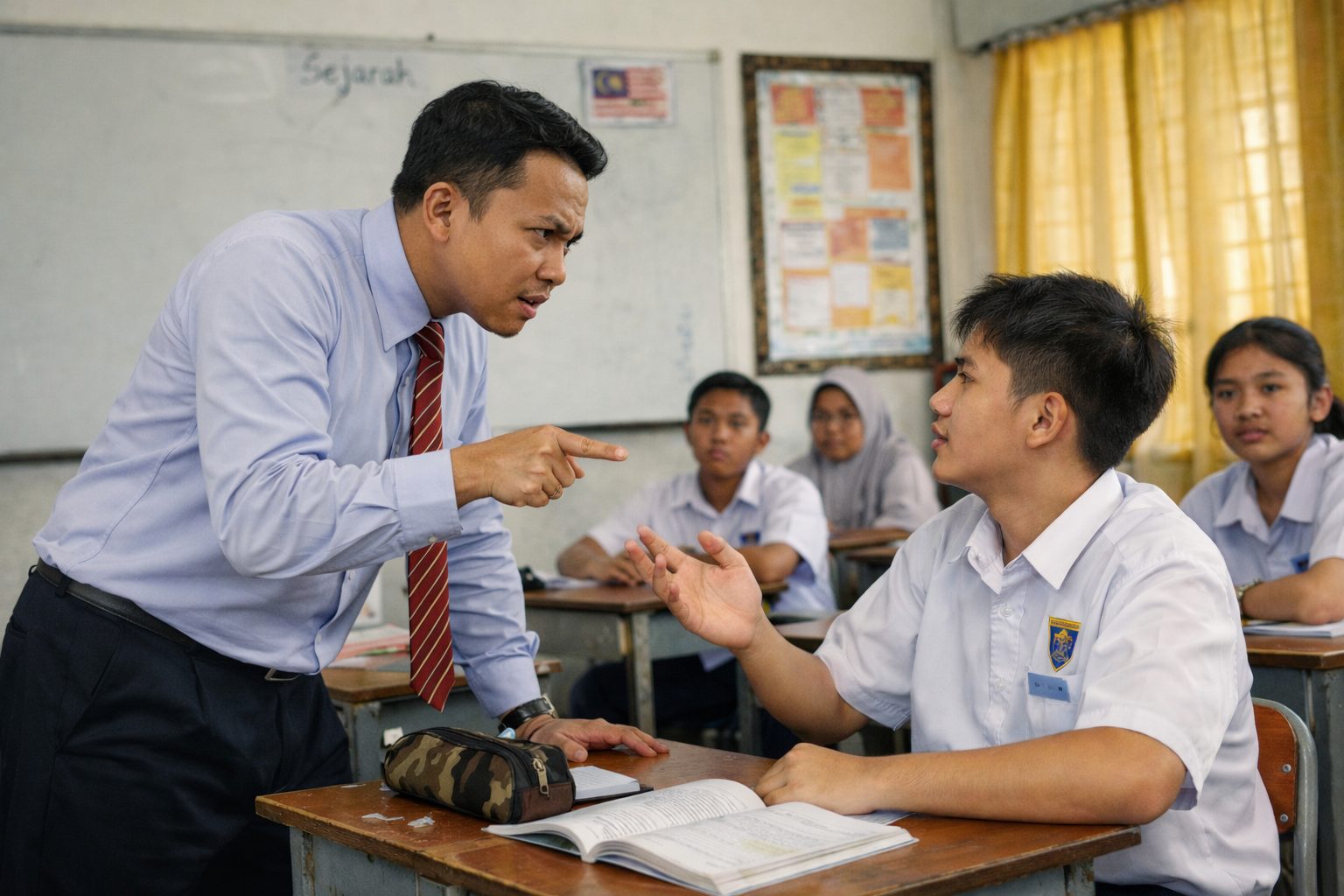 'we're not friends!' — m’sian teacher calls out student for using ‘kau aku’ while talking back in class