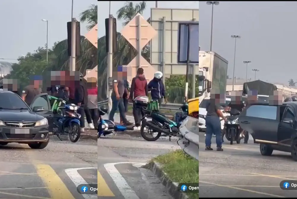 M’sian Motorcyclist Beaten, Kicked By 3 Men For Sounding The Horn 