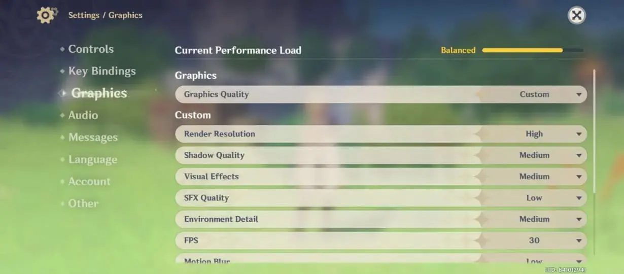 GenShin Impact graphic setting I tried out a gaming phone that cost less than RM800, here is my review.