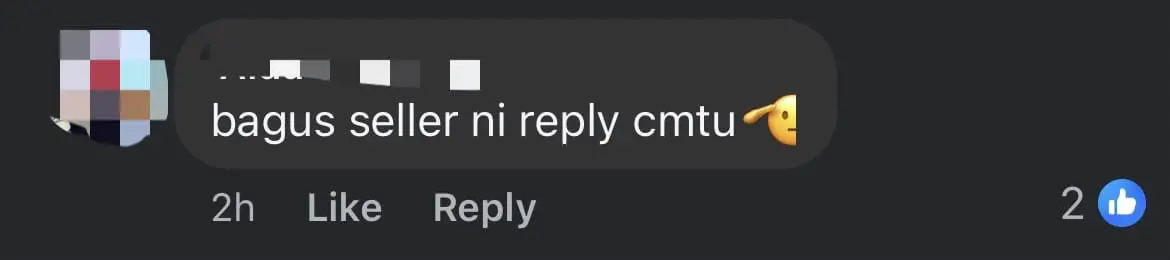 '1st Time Ke?!' — M'sian Online Seller Snaps At Man Who Ranted Over Order Being Sent 1 Day Later Than Expected comment 2