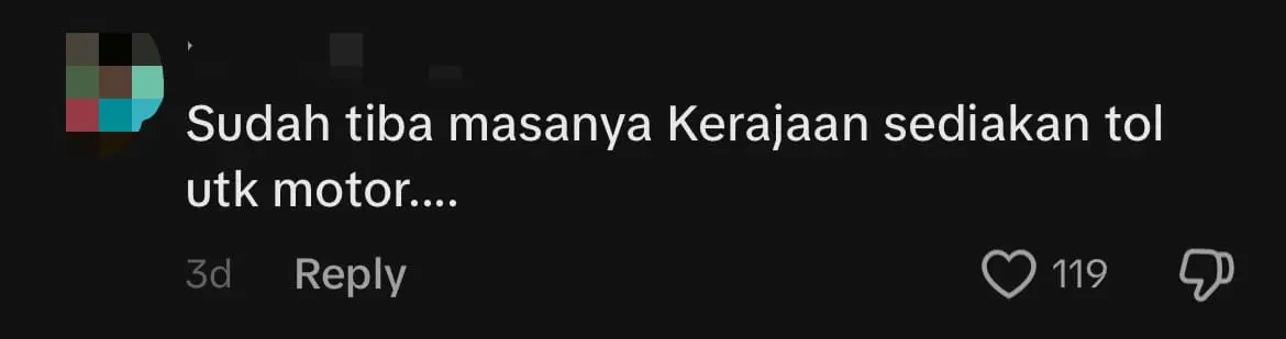 'Padan Muka' — M'sian Motorcyclist Falls After Trying To Get Past Toll Gate Without Paying comment 3