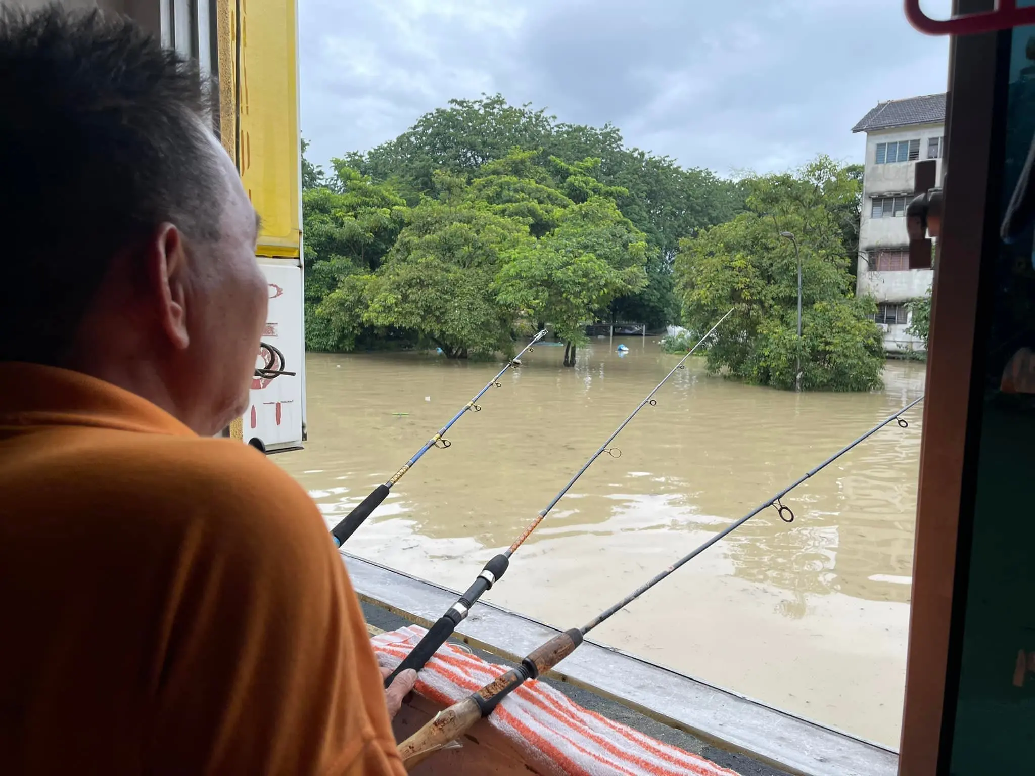 Shah Alam flood fishing