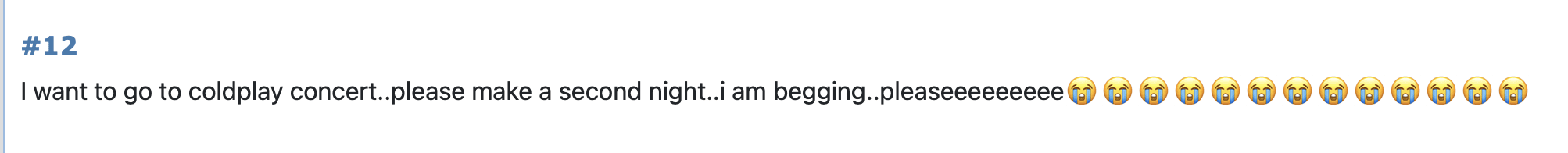 2nd coldplay concert in Malaysia comment 1